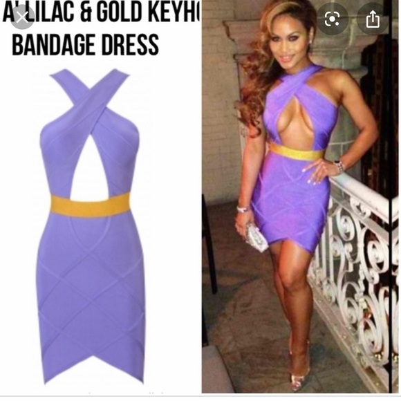 Keyhole Bandage Dress - Picture 6 of 6